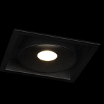 Встраиваемый спот светодиодный черного цвета квадратной формы из металла Pure Square варинант исполнения - 3 | Loft Concept в Нижнем Новгороде