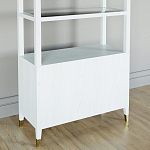 Стеллаж со стеклянными полками Elsa Dreams White варинант исполнения - 7 | Loft Concept в Нижнем Новгороде