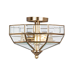 Потолочный светильник шестигранной формы с прозрачными стеклянным плафоном Elstead Lighting варинант исполнения - 1 | Loft Concept в Нижнем Новгороде