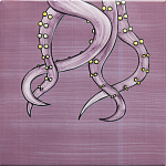 Плитка с узором Осьминог велосипедист варинант исполнения - 4 | Loft Concept в Нижнем Новгороде