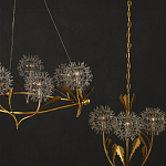 Люстра круглая с декором в виде цветков одуванчика Hanging Dandelion варинант исполнения - 6 | Loft Concept в Нижнем Новгороде