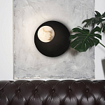 Бра с овальным основанием золотого цвета  и плафоном из алебастра Shaw Lighting варинант исполнения - 4 | Loft Concept в Нижнем Новгороде