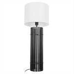 Настольная лампа с металлиеским черным трубчатым основанием Fulgurite варинант исполнения - 3 | Loft Concept в Нижнем Новгороде