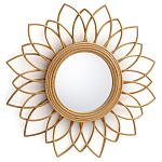 Зеркало из ротанга в форме цветка WICKER MIRROR 65  варинант исполнения - 1 | Loft Concept в Нижнем Новгороде
