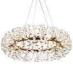 Круглая подвесная люстра Crystal Dandelions Chandelier варинант исполнения - 4 | Loft Concept в Нижнем Новгороде
