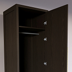 Узкий Шкаф Primo с 2 выдвижными ящиками Темный орех варинант исполнения - 6 | Loft Concept в Нижнем Новгороде