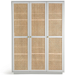 Шкаф с тремя дверцами из плетеного ротанга Tomio Wicker Furniture варинант исполнения - 1 | Loft Concept в Нижнем Новгороде