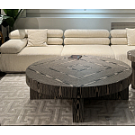 Столик журнальный круглый с полосатым узором Zebroids варинант исполнения - 5 | Loft Concept в Нижнем Новгороде