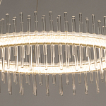 Люстра круглая с прозрачными стеклянными трубками 51 см Nembus варинант исполнения - 5 | Loft Concept в Нижнем Новгороде