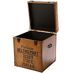 Сундук кожаный в винтажном стиле Brown Leather Chest варинант исполнения - 2 | Loft Concept в Нижнем Новгороде