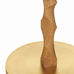 Торшер с цилиндрическим тканевым абажуром на каркасе волнистой формы Rotation варинант исполнения - 2 | Loft Concept в Нижнем Новгороде