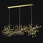 Люстра подвесная из трех частей с металлическими круглыми элементами Terzani Argent варинант исполнения - 4 | Loft Concept в Нижнем Новгороде