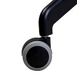 Стул с мягкой бежевой обивкой из велюра и подъемно-поворотным механизмом на черных колесиках Harper Beige варинант исполнения - 6 | Loft Concept в Нижнем Новгороде