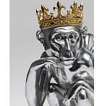 Статуэтка обезьяна в короне серебряная Golden Monkey варинант исполнения - 1 | Loft Concept в Нижнем Новгороде