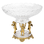 Чаша на бронзовых ножках с тремя ангелами Eden Garden варинант исполнения - 1 | Loft Concept в Нижнем Новгороде