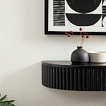 Прикроватный подвесной столик с ящиком черный Bedside Hanging Table варинант исполнения - 5 | Loft Concept в Нижнем Новгороде