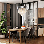 Люстра с хрустальным декором Luxxu Crystal Chrome Chandelier варинант исполнения - 3 | Loft Concept в Нижнем Новгороде