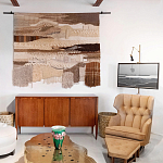 Тканый вручную монументальный настенный гобелен Earth Flow варинант исполнения - 4 | Loft Concept в Нижнем Новгороде