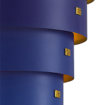 Подвесной светильник фигурный синий из 4-х широких колец Alternating Rings варинант исполнения - 2 | Loft Concept в Нижнем Новгороде