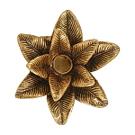 Подсвечник в форме пальмы с резными листьями и текстурным основанием Golden palm leaves варинант исполнения - 2 | Loft Concept в Нижнем Новгороде