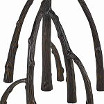 Торшер с цилиндрическим абажуром на каркасе в виде корня растения Curling Light варинант исполнения - 3 | Loft Concept в Нижнем Новгороде