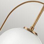 Подвесной светильник с белым плафоном в форме шара в арочной подвеске Hinkley варинант исполнения - 17 | Loft Concept в Нижнем Новгороде