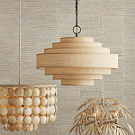 Люстра с каскадом из круглых декоративных элементов Texture Discs варинант исполнения - 4 | Loft Concept в Нижнем Новгороде