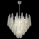 Люстра с подвесками из рифленного стекла в форме капель Textured Glass Chandelier варинант исполнения - 16 | Loft Concept в Нижнем Новгороде
