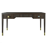 Письменный стол Elsa Dreams Walnut Шпон дерево с двумя ящиками варинант исполнения - 5 | Loft Concept в Нижнем Новгороде