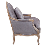 Кресло Ava Classical Armchair brown and grey velour варинант исполнения - 2 | Loft Concept в Нижнем Новгороде