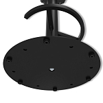 Барный стул вращающийся со спинкой и подлокотниками Douglas Rhombus Синий Велюр варинант исполнения - 7 | Loft Concept в Нижнем Новгороде