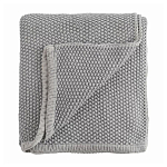 Плед из хлопка серого цвета Waffle Comfort варинант исполнения - 1 | Loft Concept в Нижнем Новгороде