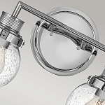 Бра для ванных комнат с прозрачным шарообразным плафоном из стекла с пузырьками на круглом основании Hinkley варинант исполнения - 20 | Loft Concept в Нижнем Новгороде