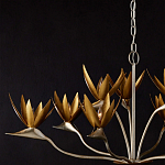 Люстра с плафонами в виде цветов Golden Bird of Paradise варинант исполнения - 6 | Loft Concept в Нижнем Новгороде