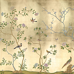 Обои ручная роспись Badminton Deep Rich Gold gilded paper варинант исполнения - 1 | Loft Concept в Нижнем Новгороде