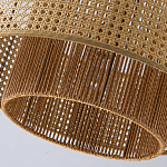 Подвесной светильник с абажуром из плтеного бамбука Light Inside the Cell варинант исполнения - 9 | Loft Concept в Нижнем Новгороде