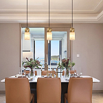 Подвесной светильник светодиодный с цилиндрическим плафоном Stone Helios варинант исполнения - 1 | Loft Concept в Нижнем Новгороде