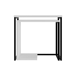 Комплект из 2-х приставных столов белого цвета из дерева ZIGOSH WHITE варинант исполнения - 1 | Loft Concept в Нижнем Новгороде