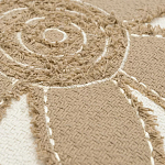 Подушка с цветочным принтом и кисточками Blooming Elegance Harper варинант исполнения - 2 | Loft Concept в Нижнем Новгороде