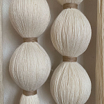 Панно на стену из хлопковых нитей White Morse Wall Hanging  варинант исполнения - 3 | Loft Concept в Нижнем Новгороде