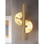 Бра  с фигурным мраморным рассеивателем Spiral of Warm Light варинант исполнения - 6 | Loft Concept в Нижнем Новгороде