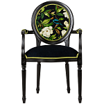 Стул с подлокотниками из бука с изображением птицы и цветов Blooming Birds варинант исполнения - 1 | Loft Concept в Нижнем Новгороде