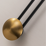 Бра с янтарным стеклянным диском и золотистыми акцентами Savio Glass Disc варинант исполнения - 3 | Loft Concept в Нижнем Новгороде