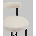 Стул полубарный Floreo букле молочный варинант исполнения - 2 | Loft Concept в Нижнем Новгороде