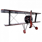 Полка книжная в виде аэроплана в стиле лофт FLY варинант исполнения - 1 | Loft Concept в Нижнем Новгороде