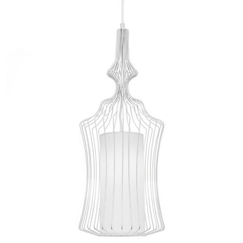Подвесной светильник Wire Dream Pendant 4 Белый Белый Подвесной светильник Wire Dream Pendant 4 Белый Белый в Нижнем Новгороде | Loft Concept