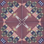 Плитка дизайнерская с узором Мангалоры варинант исполнения - 3 | Loft Concept в Нижнем Новгороде