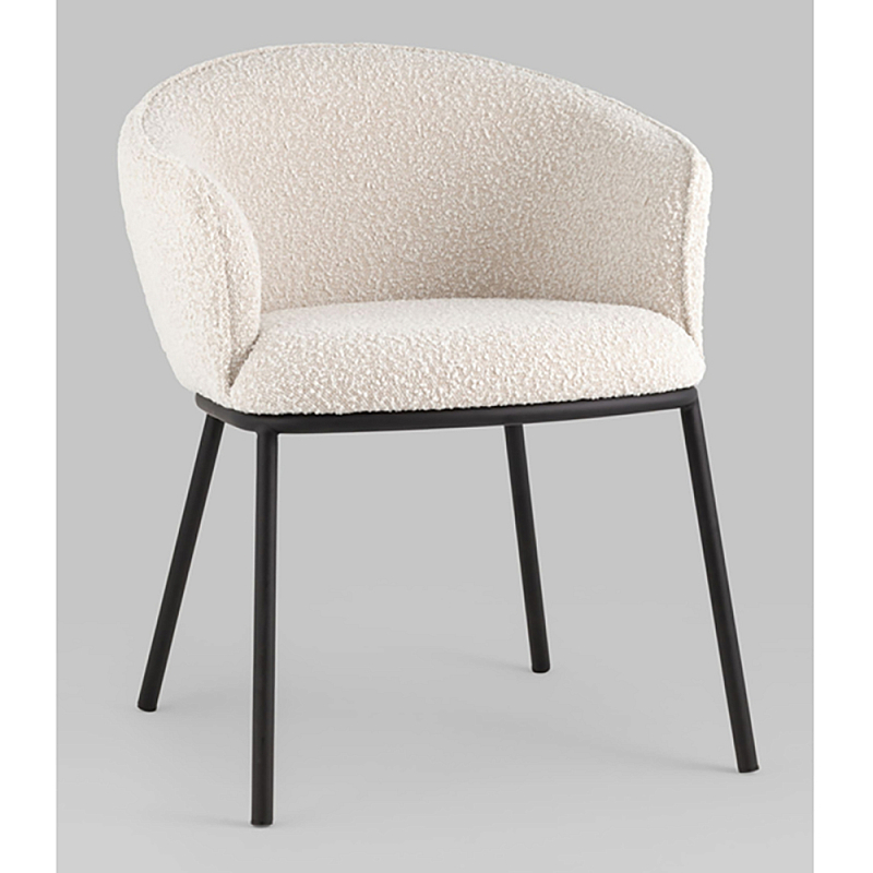 Стул обеденный Дон бежевый Молочный Черный в Нижнем Новгороде | Loft Concept 