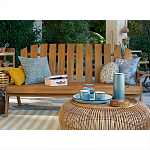 Садовая скамья из массива акации Ruth Wooden Bench варинант исполнения - 4 | Loft Concept в Нижнем Новгороде