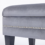 Мягкая банкетка с зоной для хранения Casket Grey варинант исполнения - 3 | Loft Concept в Нижнем Новгороде